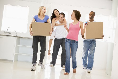 Office removals planning in Hither Green with moving boxes and equipment