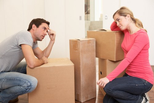 Moving furniture from a Hither Green property with limited access