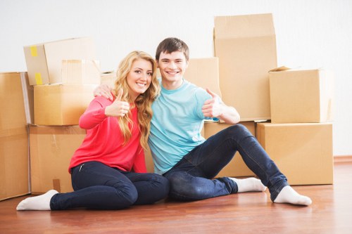 Moving truck transport for flats, houses, and businesses in Hither Green
