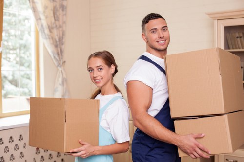 Encrypted online payment screen for Hither Green moving services