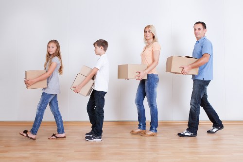 Packing and organising office equipment for a commercial move